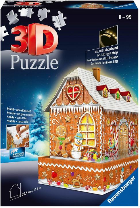 Produktbild Ravensburger Lebkuchenhaus bei Nacht (216 Teile)