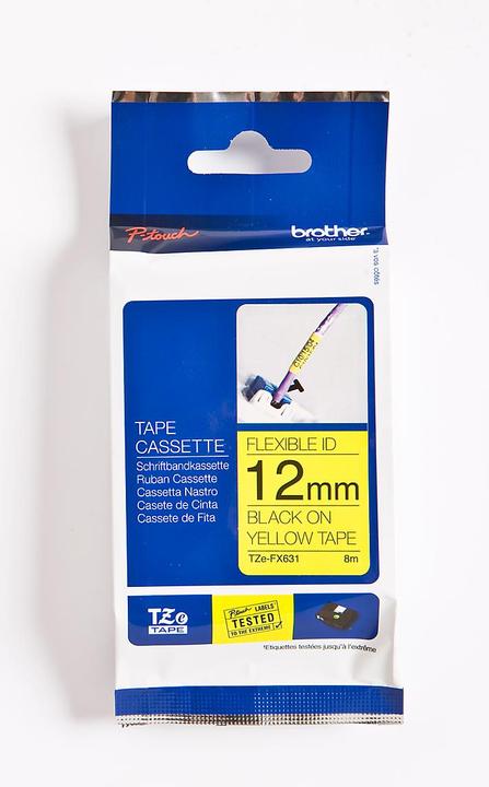 Image du produit Brother Tze-Fx631 (1.20 cm, Jaune)