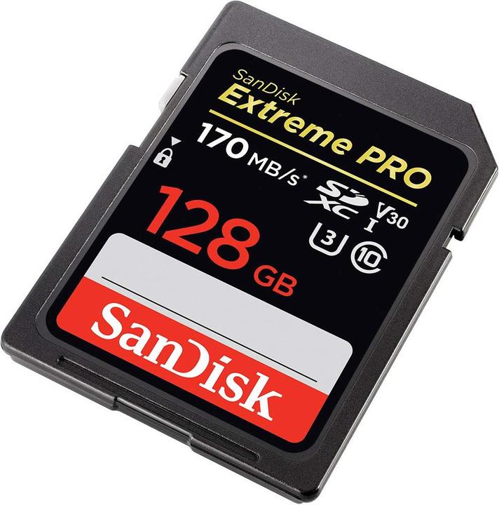 Immagine prodotto SanDisk Extreme Pro (128 GB, SDXC, U3, UHS-I)
