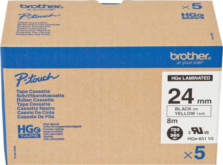 Produktbild Brother P-Touch (2.40 cm, Schwarz)