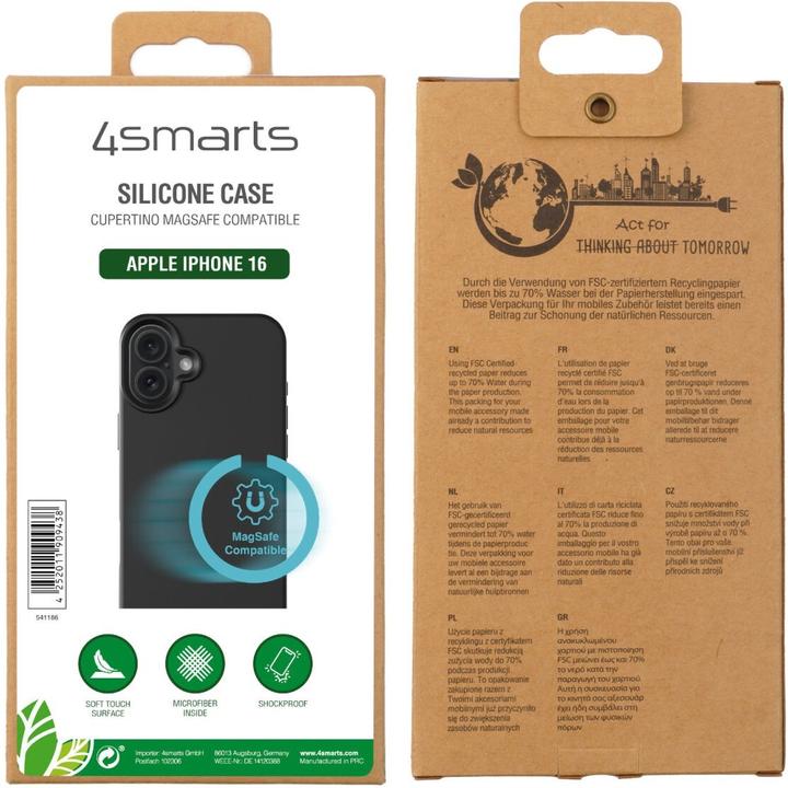 Actual product image 4smarts Silicone Case (Apple iPhone 16)