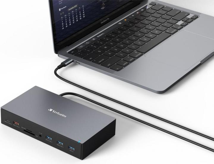 Actual product image Verbatim USB-C Pro Docking Station 17 Port CDS-17 (USB-C, 17 Ports)