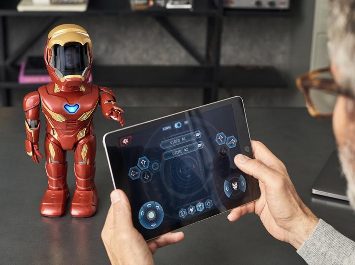 Actual product image Ubtech Iron Man MK50 Robot