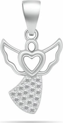 Brilio Silver - Heavenly silver angel pendant PENT111