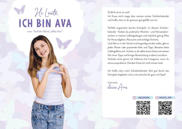 Produktbild Alles Ava:Alles Ava - Mein Schulplaner (Harter Einband, Deutsch)