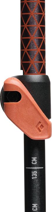 Actual product image Black Diamond Trekkingst?cke Trail Cork (anthrazit/orange, 1 Paar, 100-140 cm) (100 - 140 cm)