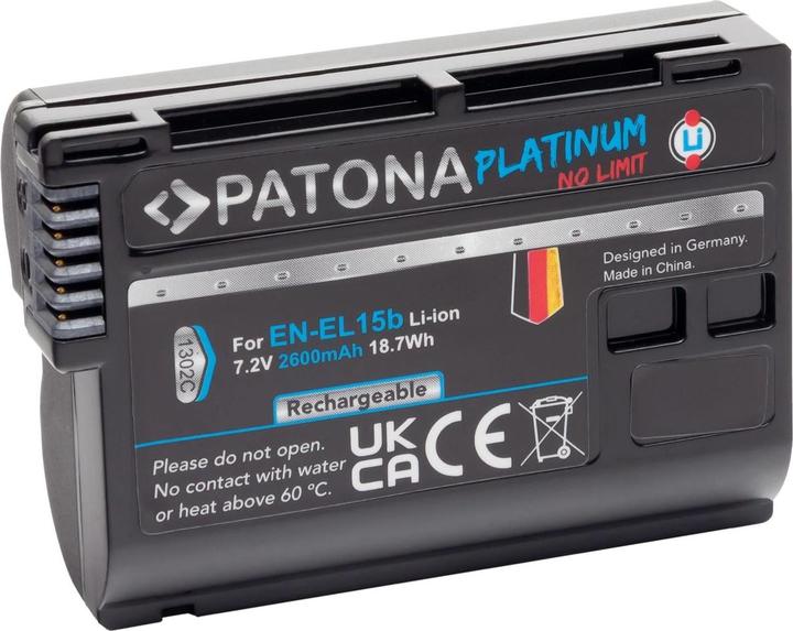 Patona Platinum Akku EN-EL15, 2040 mAh/7.0V (Kamera Akku)