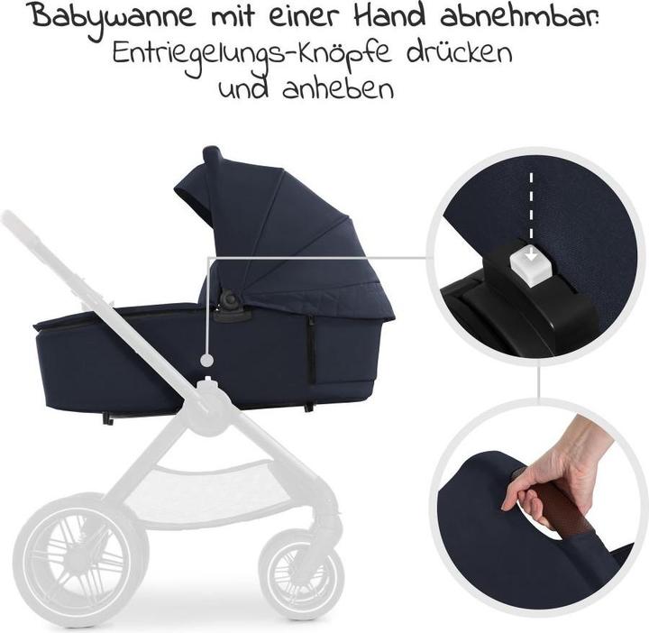 Actual product image Hauck Pushchair Walk N Care Set incl. carrycot