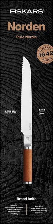 Produktbild Fiskars Norden Brotmesser, 23cm (23 cm)