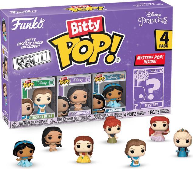 Produktbild Funko Disney Princesses pack 4 figurines Bitty POP! Vinyl Belle 2,5 cm