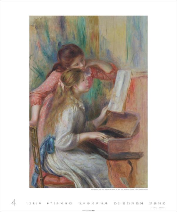 Actual product image Allegro - Musik in der Kunst Kalender 2026 (46 x 55 cm, German)