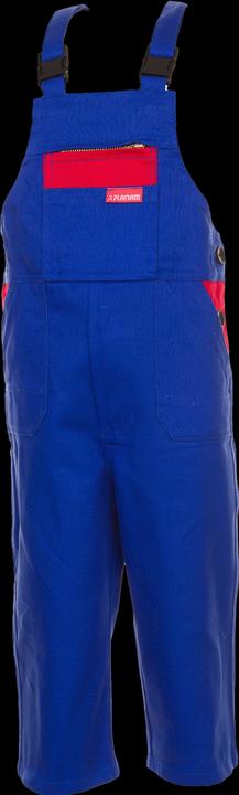 Produktbild Planam Kinderlatzhose,100%BW,294g/qm,158/164, kornblau/rot (158)