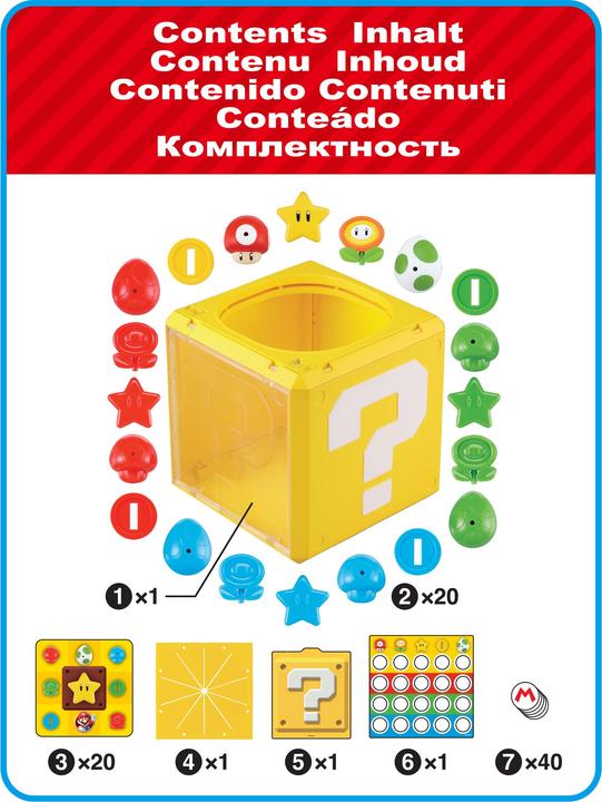 Etichetta energetica Super Gioco dei blocchi di domande di Mario (Tedesco)