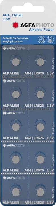 Image du produit AGFAPHOTO Pile AG4 LR626 bl./10pcs (10 pcs, AG4)