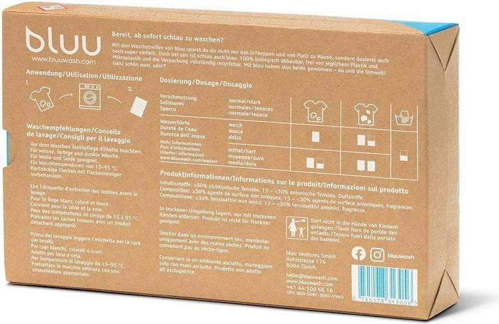 Produktbild bluu Universal Waschstreifen (180 Waschgänge, Waschtücher)