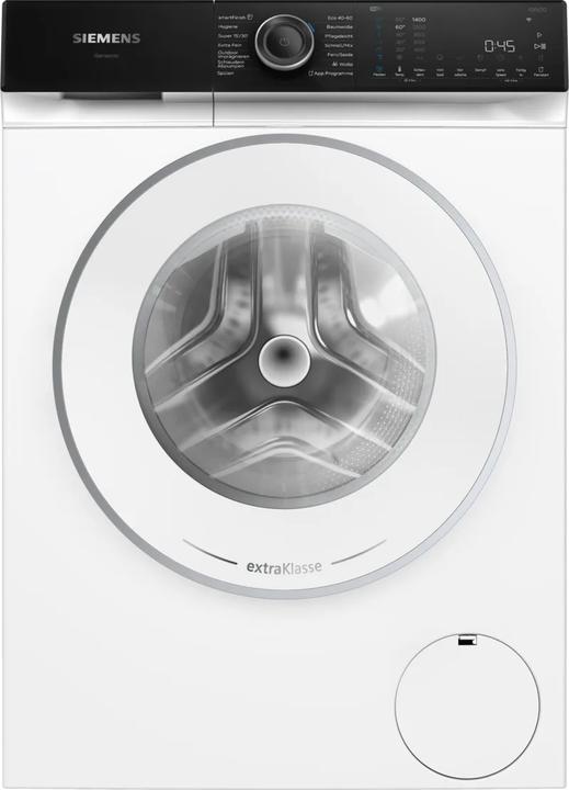 Actual product image Siemens iQ500, Waschmaschine, Frontlader, 9 kg, 1400 U/min., WG44H2M90, ID WG44H2M90 (9 kg, Left)