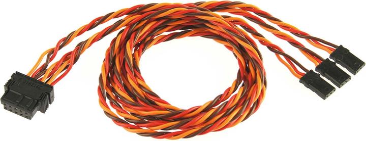 Emcotec ewc9 câble de rumsteck avec prise jr 70cm