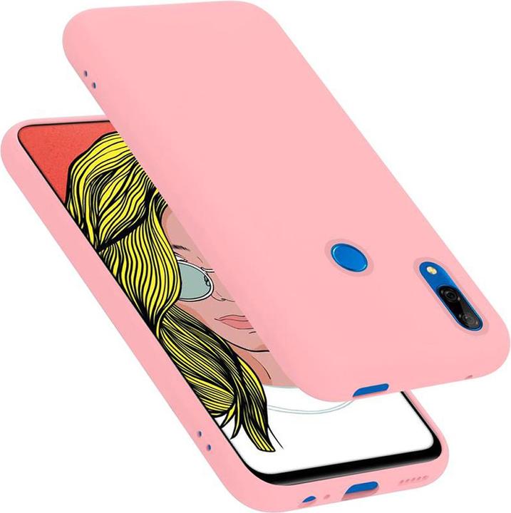 Actual product image Cadorabo TPU Liquid Silicone Case Cover (Huawei Y9 Prime (2019), Huawei Enjoy 10 Plus, Huawei P Smart Z)