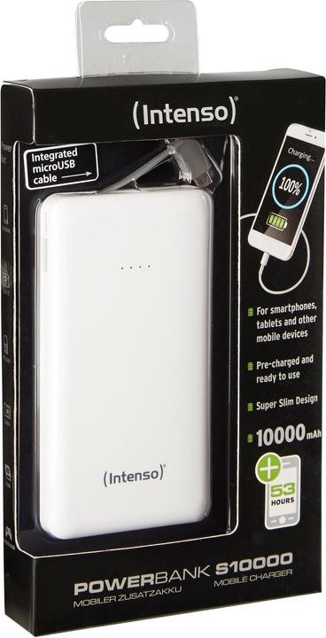 Produktbild Intenso Slim Powerbank S10000 (10000 mAh, 37 Wh)