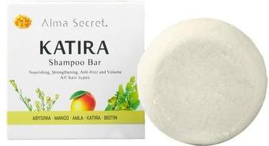 Actual product image Alma Secret Katira Bar Solid Shampoo Strengthening and Moisturizing Anti-Frizz Curly Method Shampoo Sulfate Para (Solid shampoo)