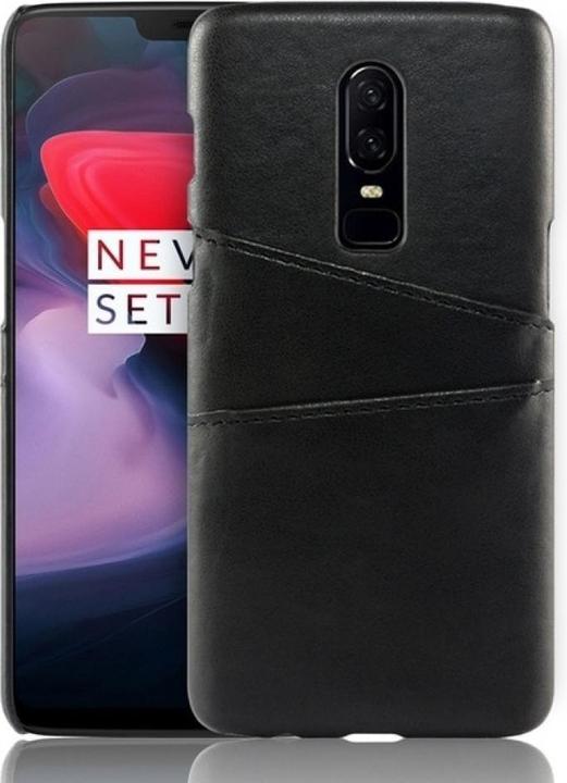 Produktbild Screenguard OnePlus 6T CardCaddy Leder Backcase mit Kartenfächern (OnePlus 6T)