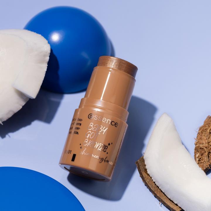 Image du produit essence BABY GOT BRONZE shimmering bronzer bronzeur scintillant (10 Golden Hour, Contour, 5.50 g)