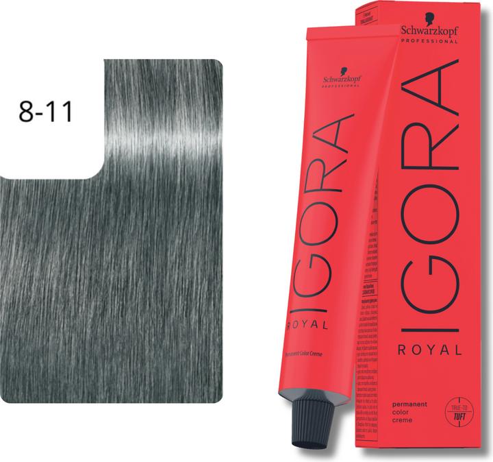 Produktbild Schwarzkopf Professional Igora Royal (8-11 Hellblond Cendre Extra)
