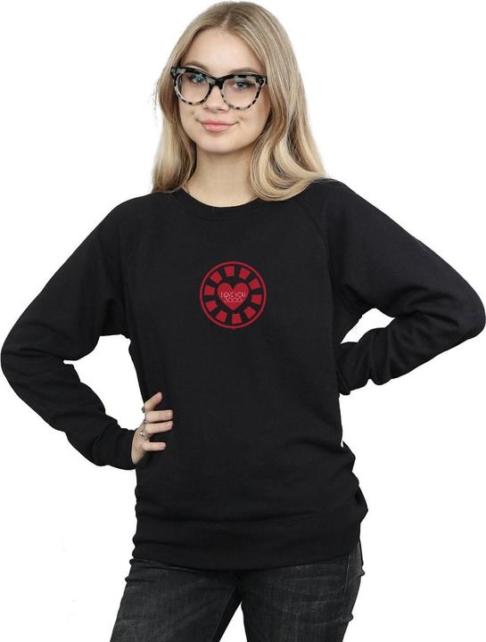 Produktbild Avengers Endgame Ich liebe dich 3000 Tony Stark Herz Sweatshirt (M)