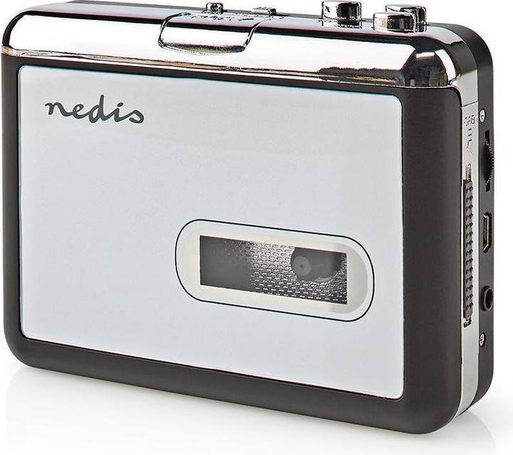 Immagine prodotto Nedis Convertitore portatile USB da cassetta a MP3 - Converte le cassette in formato MP3 - Con cavo USB