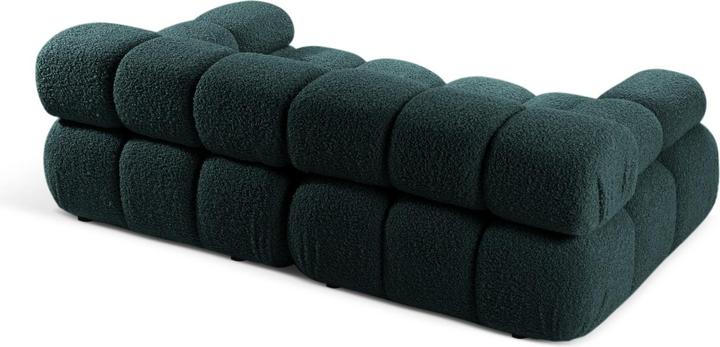 Actual product image Micadoni Velvet Modular Sofa, "Bellis", 2 Seats, 188x94x70 Made in Europe (4-seater, 3-seater, 2 person sofa)