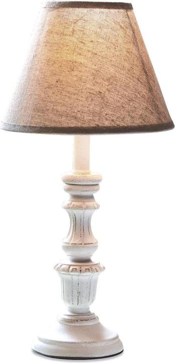 Immagine prodotto Loberon Lampada da tavolo Créteil marrone/bianco antico (E14)