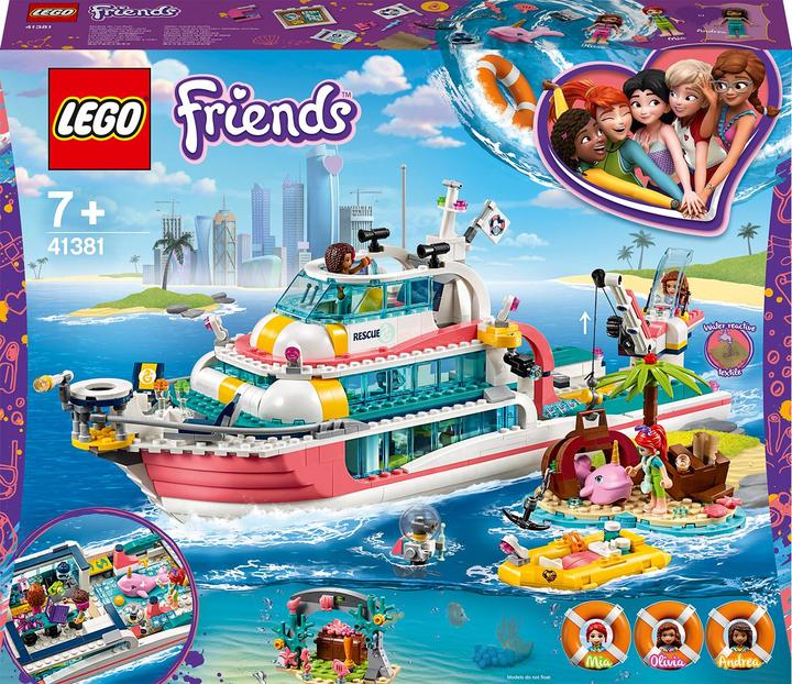 Image du produit LEGO Bateau de mission de sauvetage (41381, LEGO Friends)