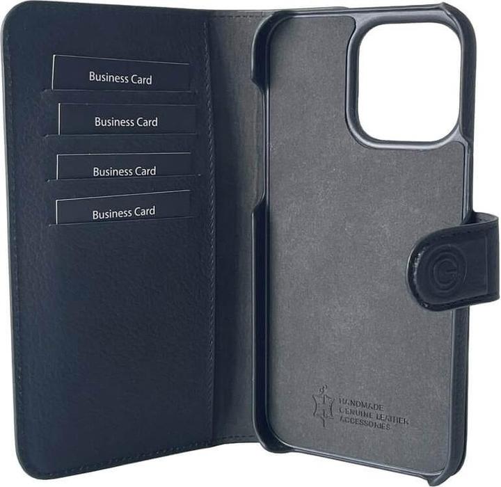 Produktbild Mike Galeli Book-Cover Echtleder Joss black (Apple iPhone 14 Pro)