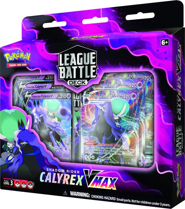 Image du produit Pokémon TCG - Calyrex VMAX Q2 League Battle - Shadow Rider (Anglais, Pack de boosters)
