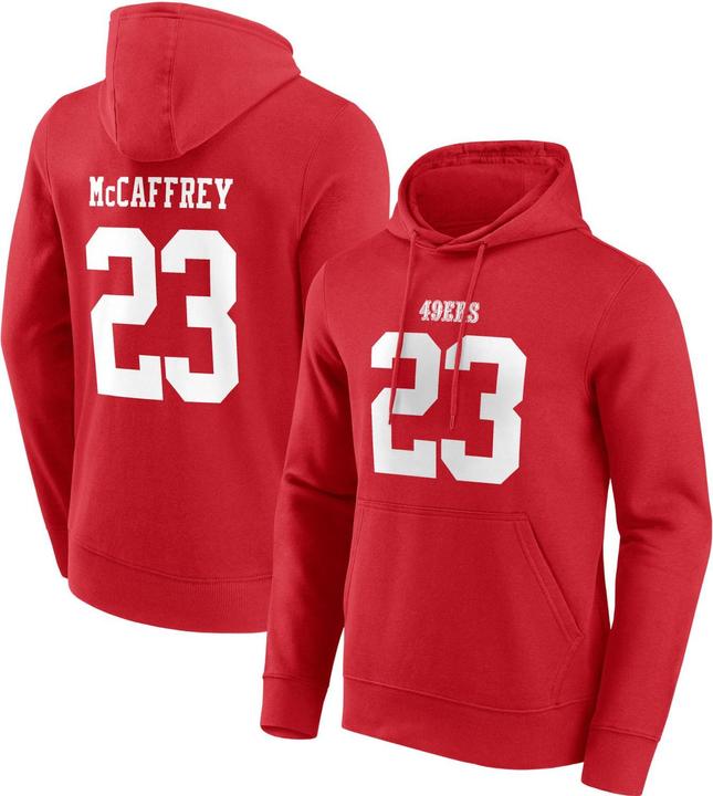 Actual product image Fanatics NFL San Francisco 49ers Hoody #23 Christian McCaffrey - XL (XL)