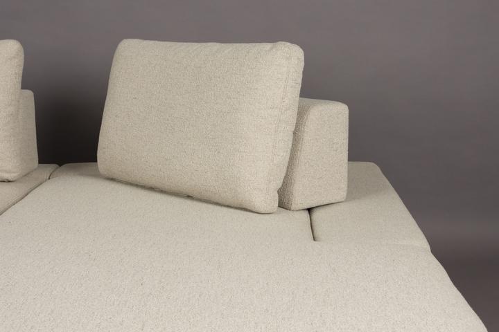Actual product image Dutchbone Shelly Sofa Off-White Right Chaise Longue