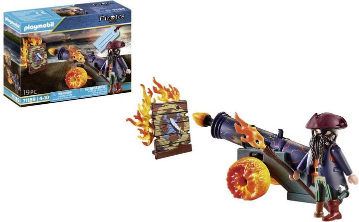 Produktbild Playmobil Pirat mit Kanone (71189, Playmobil Pirates)