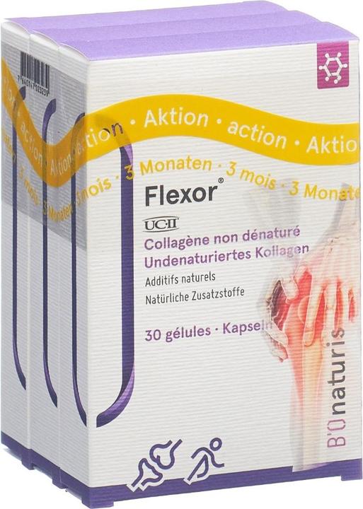 Immagine prodotto B'Onaturis Flexor con UCII Collagene Vitamine Minerali 3x (90 Pezzo/i, Pillole, 66 g)