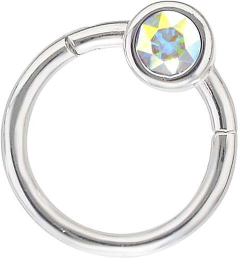 Bijouteria 1.2mm Piercingstab (Edelstahl, Swarovski Kristall)