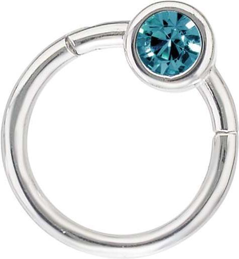 Bijouteria 1.2mm Piercingstab (Edelstahl, Swarovski Kristall)