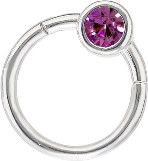 Bijouteria 1.2mm Piercingstab (Edelstahl, Swarovski Kristall)