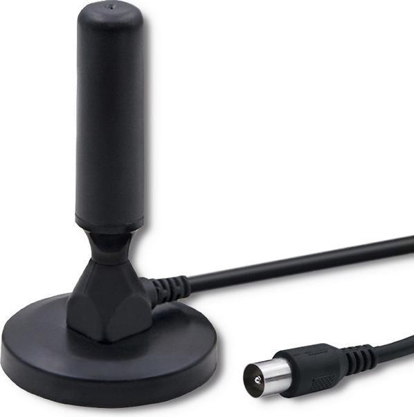 Image du produit Qoltec TV-Antenne DVB-T2 (Antenne tige, 12 dB, DVB-T / -T2)