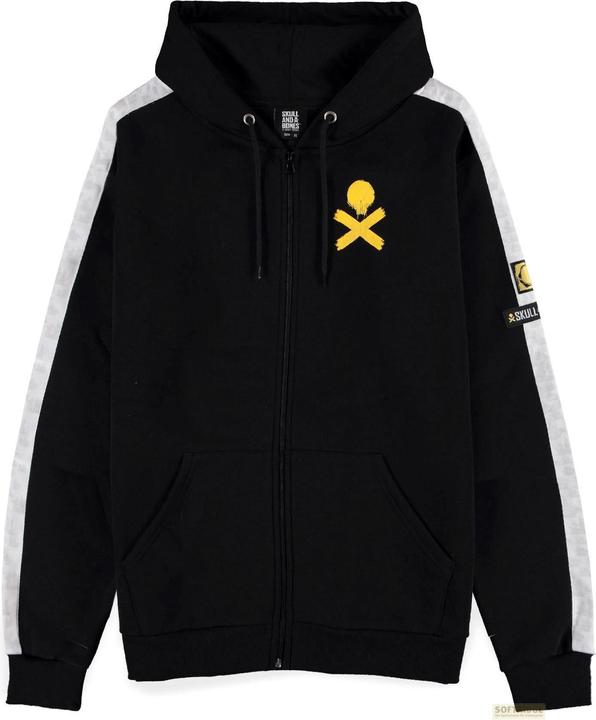 Actual product image Difuzed Skull and Bones Sweater à capuche Pirates Cross (S) (S)