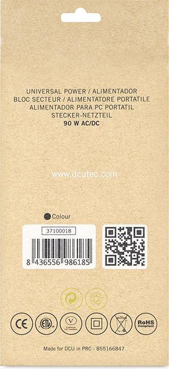 Produktbild DCU Tecnologic Charger Notebook 90w Eco (90 W)