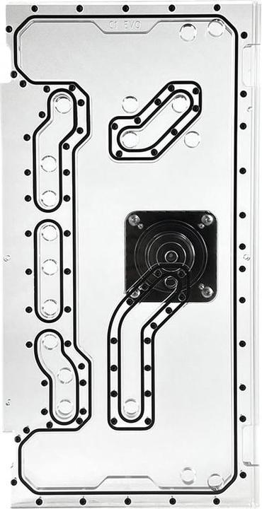 Actual product image Aquatuning Stealkey Distro Plate for Lian Li 011D "C1 EVO