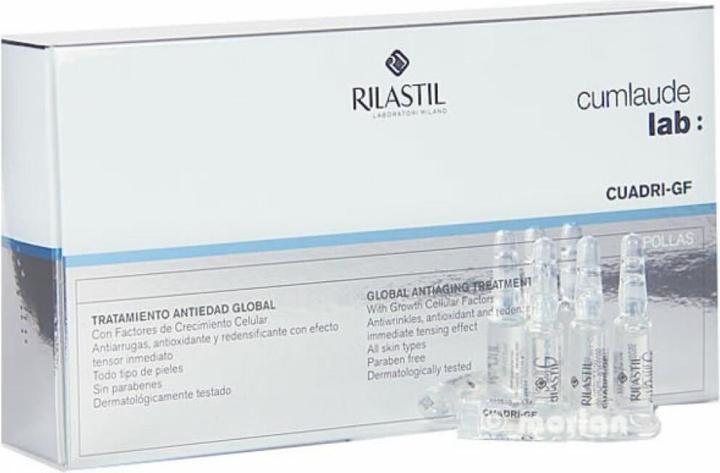Produktbild Rilastil Multirepair Cuadri GF Anti-Aging Facial Ampoules Repair and Moisturising Treatment 30 Units (1.50 ml)