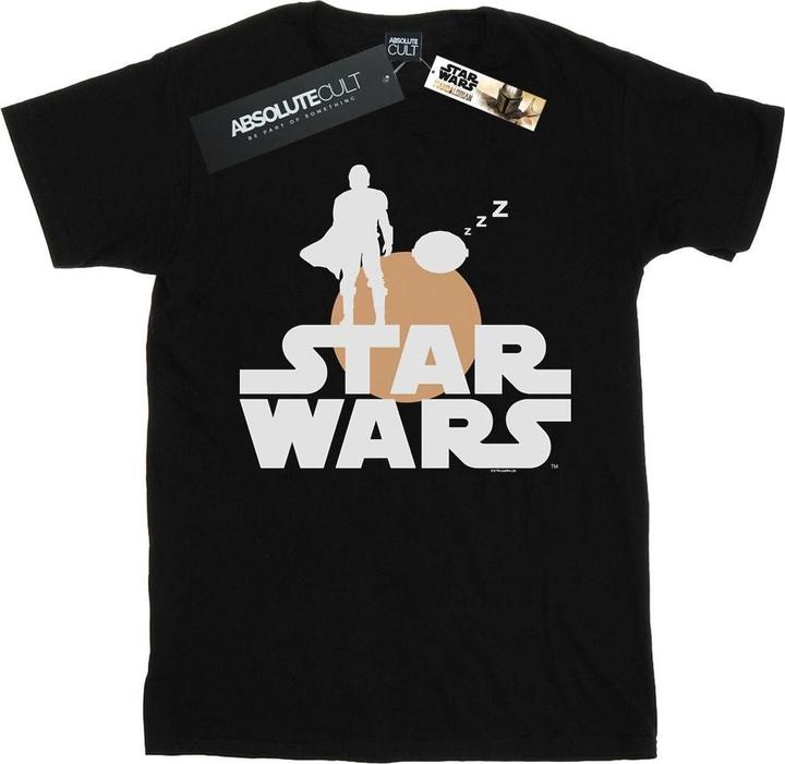 Star Wars The Mandalorian Mando And The Child Silhouette TShirt (5XL)