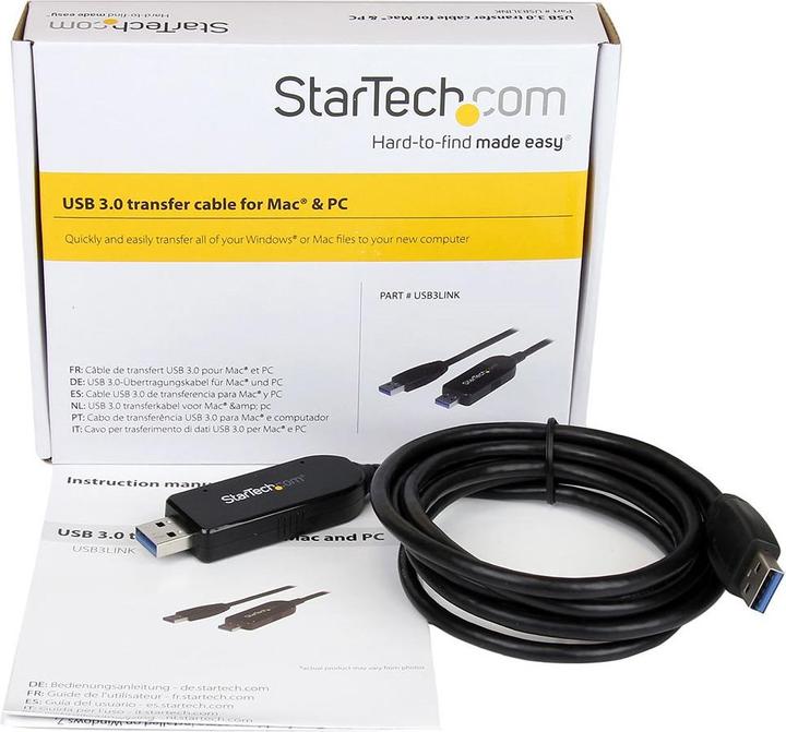 Produktbild StarTech USB 3.0 Data Transfer Cable (1.80 m, USB 3.2 Gen 1)