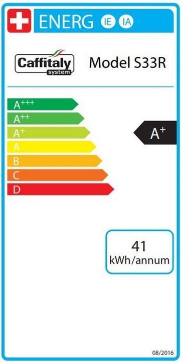 Energie-Label Chicco D'oro Caffitaly S33 Maia (Caffitaly)