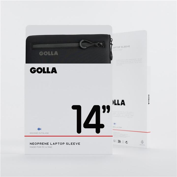Produktbild Golla Set aus Rucksack und Laptop-Sleeve 14 Zoll, Black